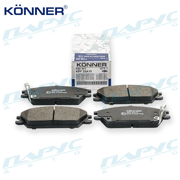 Колодки тормозные дисковые передние  KÖNNER KPF25A10