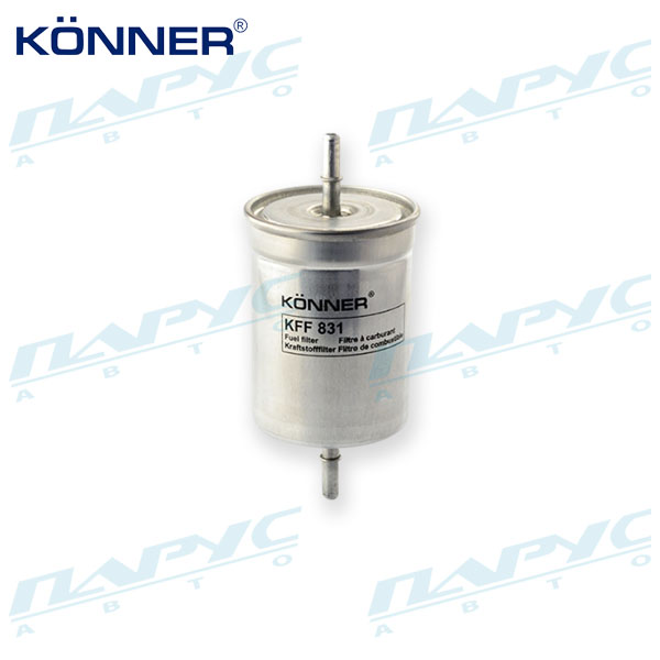 Фильтр очистки топлива бензиновый корпусный (под клипсу, без провода) KÖNNER KFF831