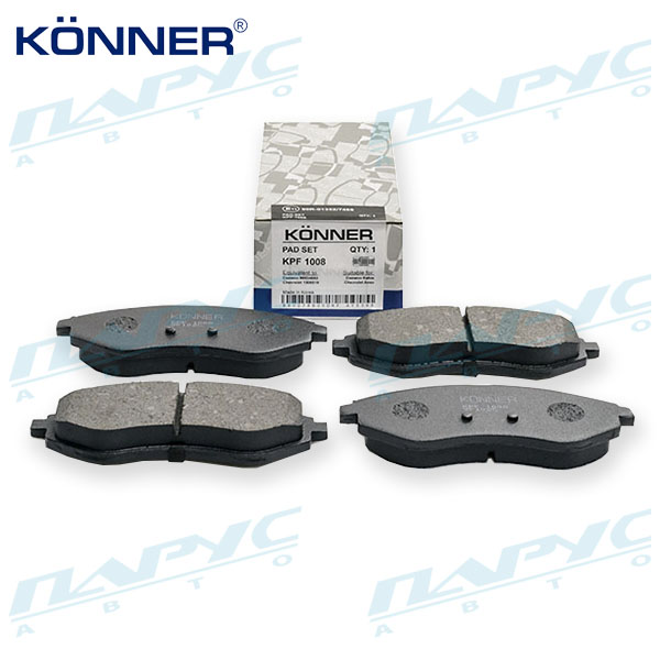 Колодки тормозные дисковые передние KÖNNER KPF1008