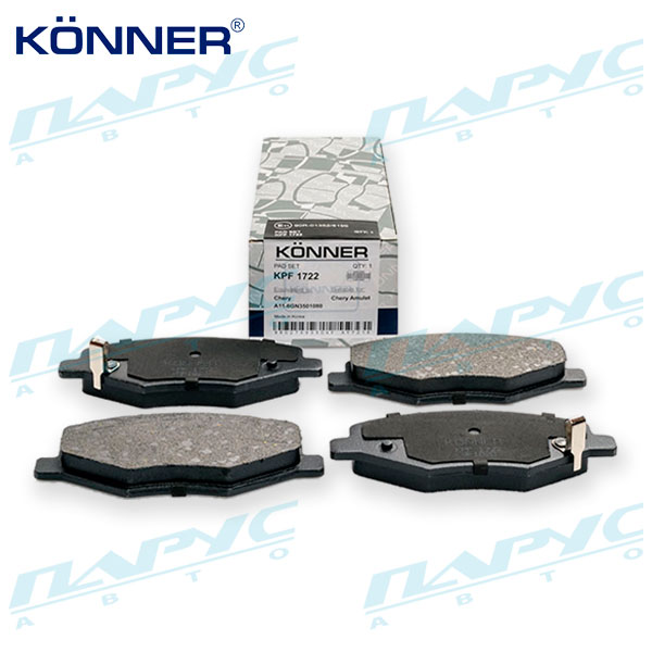 Колодки гальмівні дискові передні KÖNNER KPF1722
