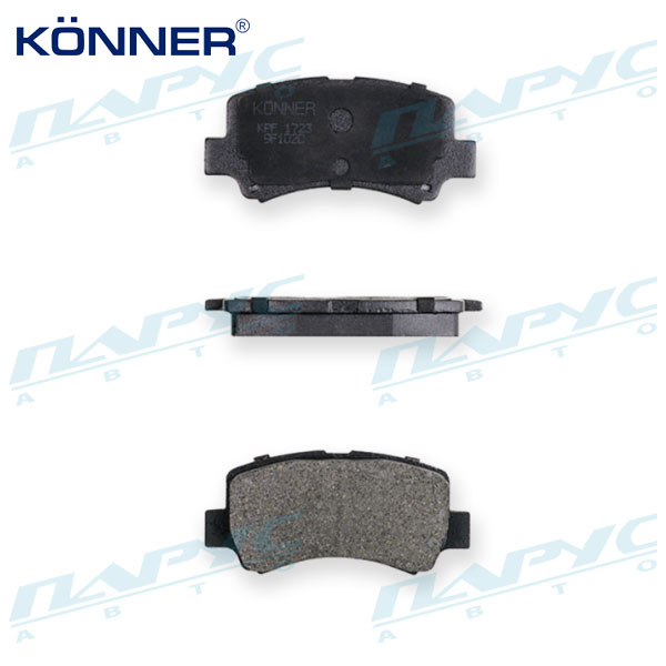 Колодки тормозные дисковые передние  KÖNNER KPF1723