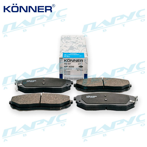 Колодки тормозные дисковые передние  KÖNNER KPF3ED00