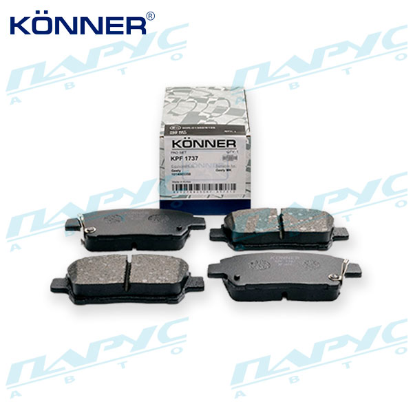 Колодки тормозные дисковые передние  KÖNNER KPF1737