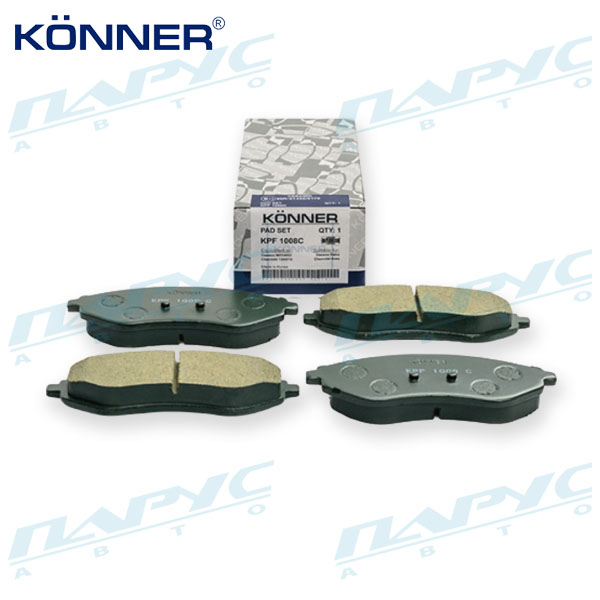 Колодки гальмівні дискові передні керамічні KÖNNER KPF1008C