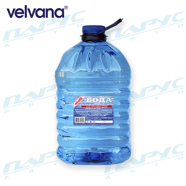 Вода дистильована технічна 5.0 кг (4шт/упак) VELNORD 40709332